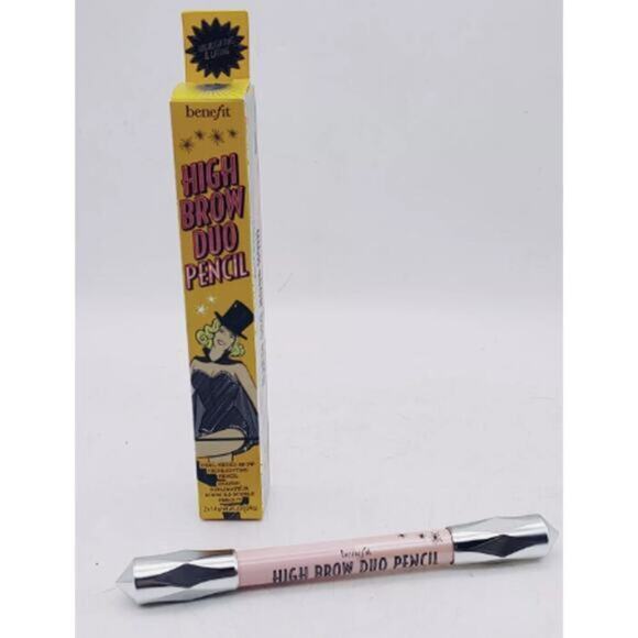 Benefit Cosmetics High Brow Highlighter Duo Pencil, Linen Pink / Soft Gold - Picture 1 of 2